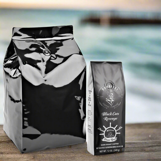 Black Cat’s Revenge Coffee Bag – Dark French Roast – Small Batch – Supports Animal Rescue