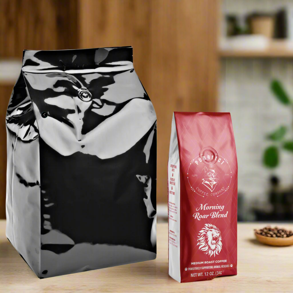 Morning Roar Coffee Bag – Medium Roast – Small Batch – Supports Animal Rescue