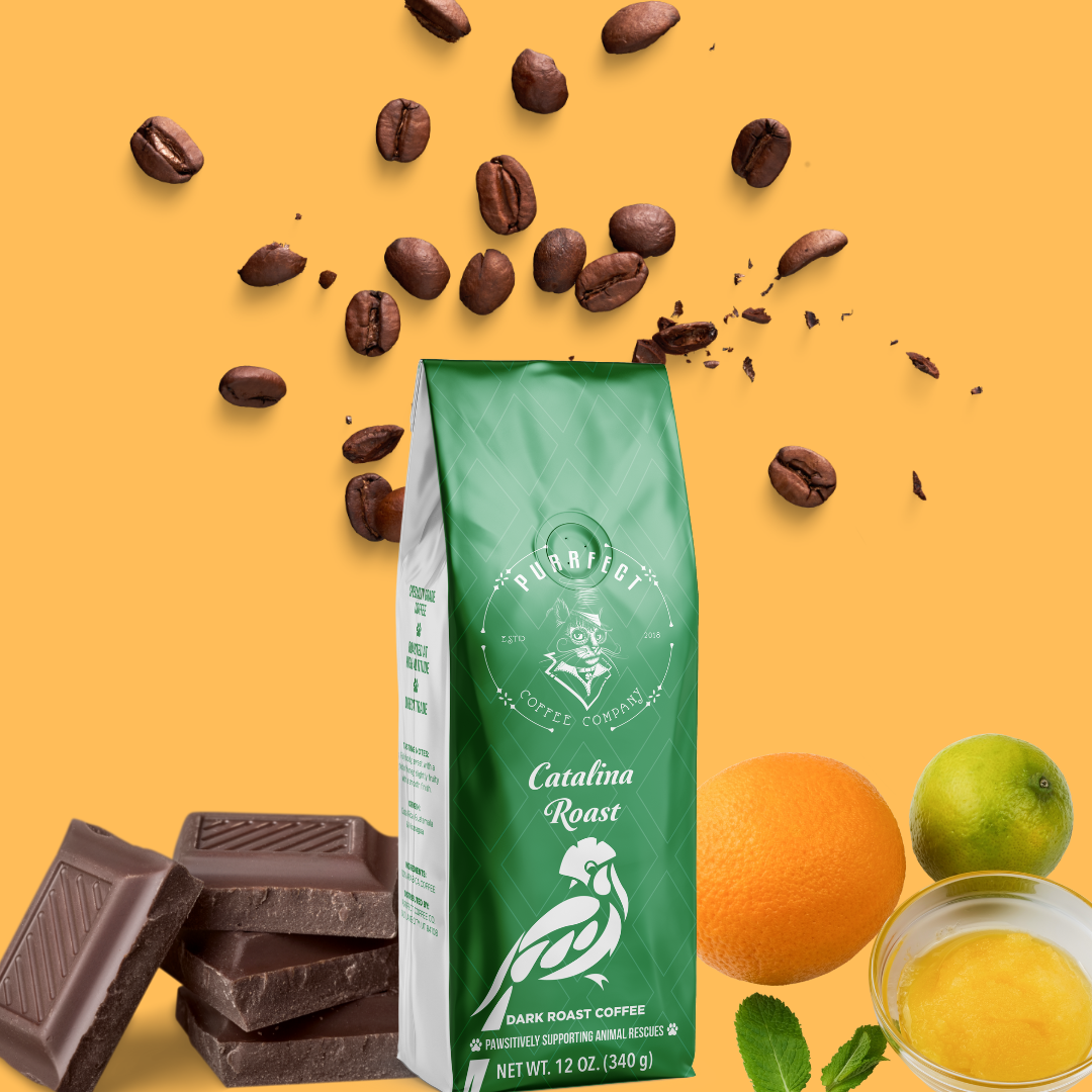 Catalina Roast Coffee Bag – Medium Roast – Small Batch – Supports Animal Rescue