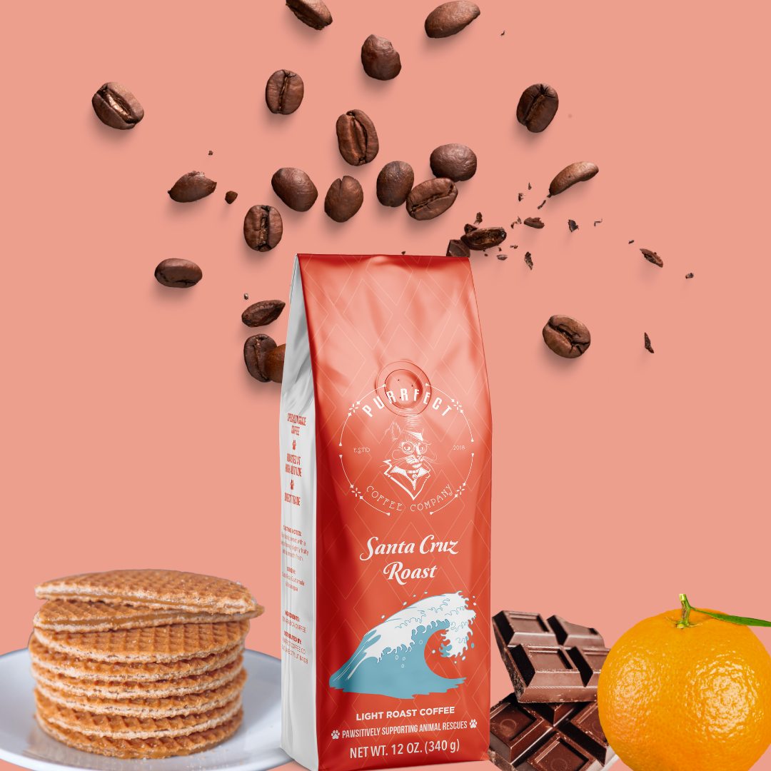 Santa Cruz Blend Coffee Bag – Light Roast – Small Batch – Supports Animal Rescue