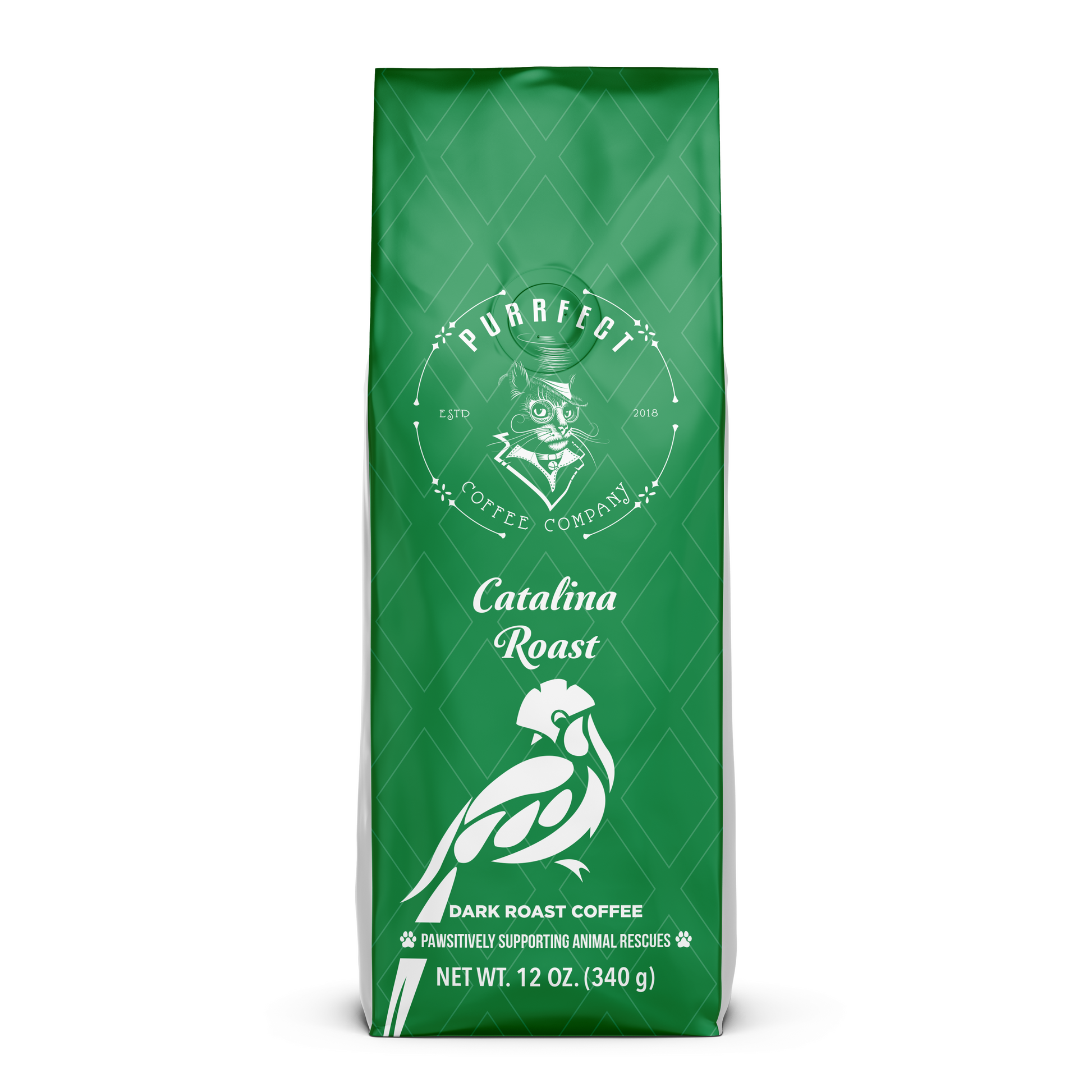 Catalina Roast Coffee Bag – Medium Roast – Small Batch – Supports Animal Rescue