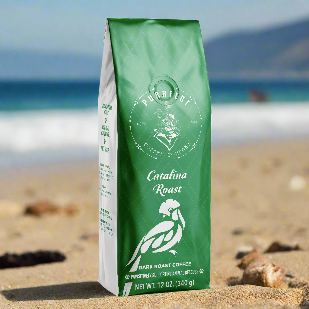 Catalina Roast Coffee Bag – Medium Roast – Small Batch – Supports Animal Rescue