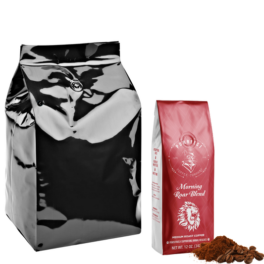 Morning Roar Coffee – Bold Breakfast Blend – Medium-Dark Roast – Energizing Morning Coffee – 100% Arabica – 5lb Bag