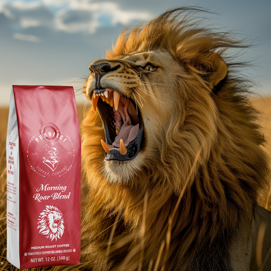 Morning Roar Coffee - Energizing & Robust | Wake Up with Purrfect Coffee's Powerful Blend"