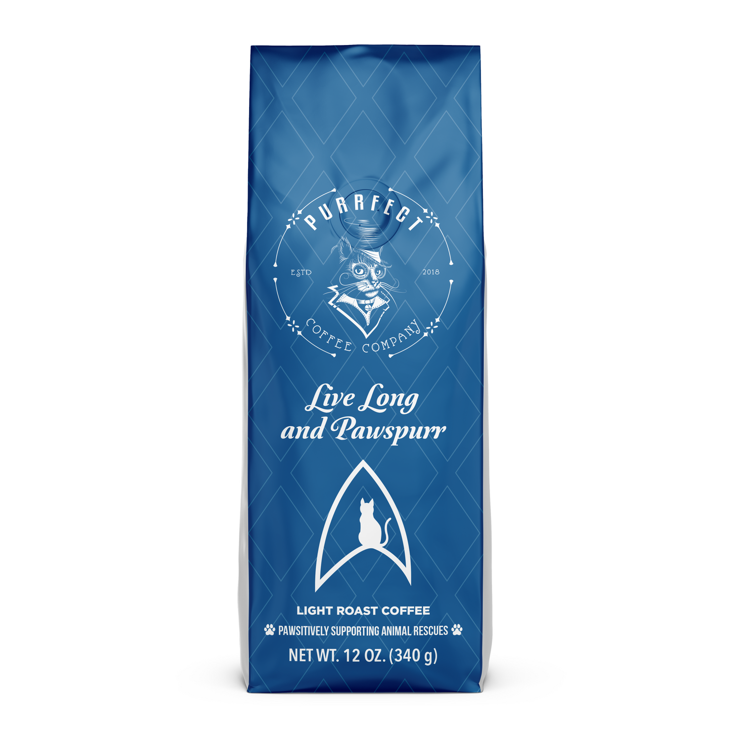 5 lbs Live Long and Pawspurr Coffee - Galactic Blend | Purrfect Coffee's Star Trek Tribute